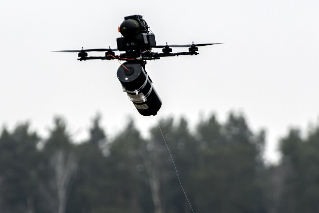 Russische Drohnen sollen über US-Waffenrouten in Deutschland fliegen.