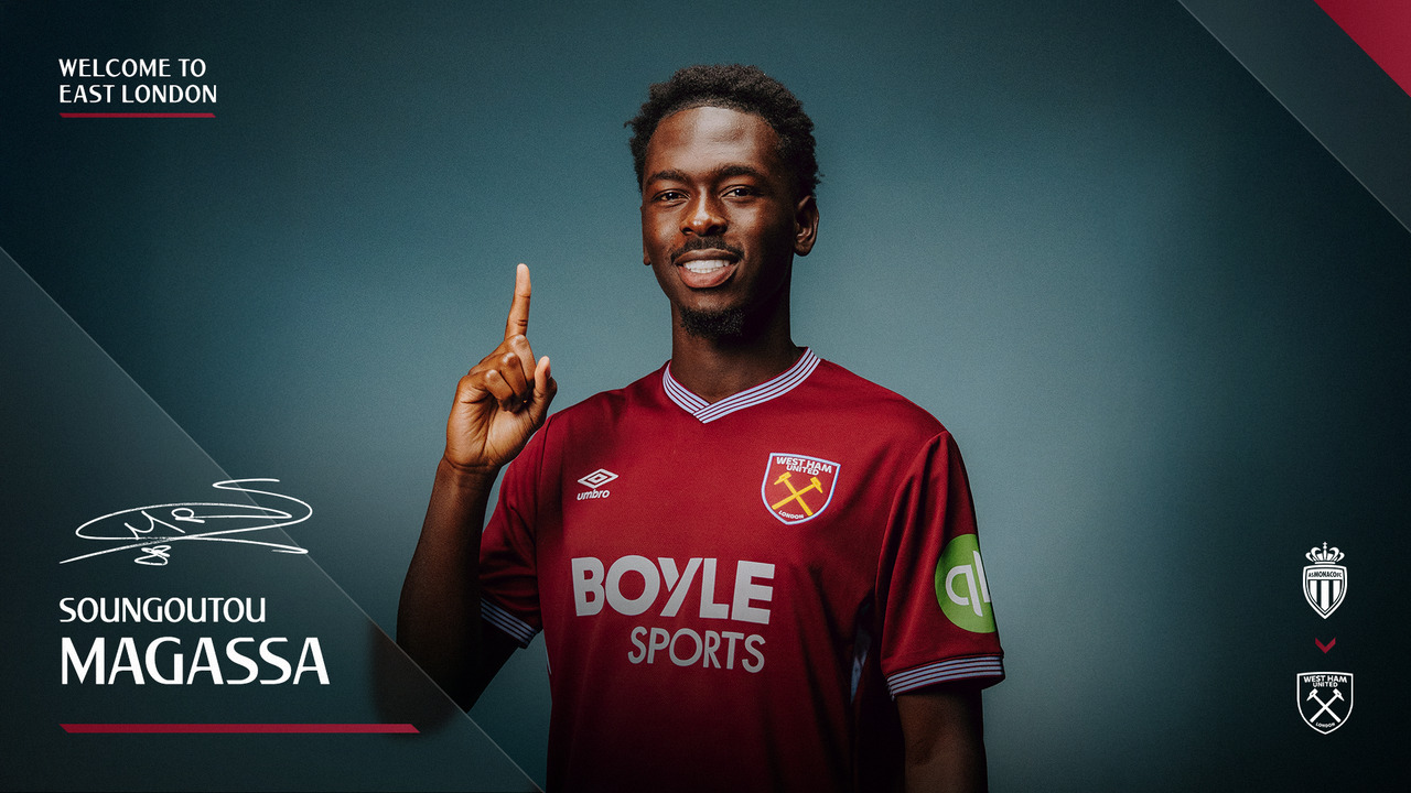 West Ham Signs Soungoutou Magassa from Monaco