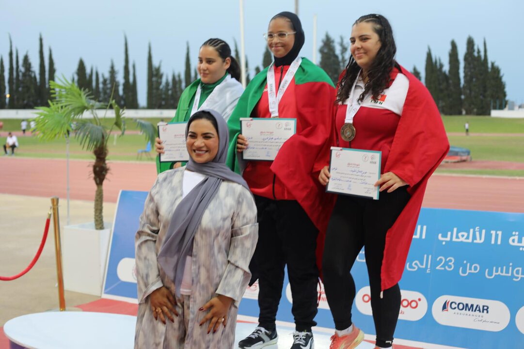 UAE Athlete Salma Al Marri Wins Gold at Arab Athletics U18 Championship