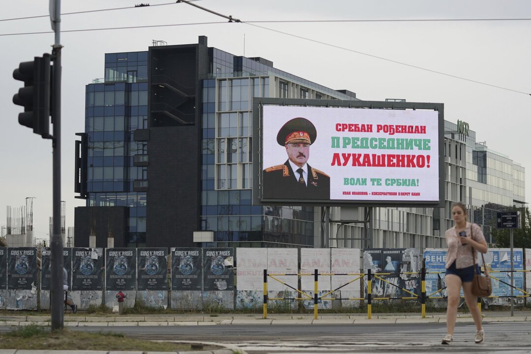 Belgrade Displays Billboards Celebrating Lukashenko’s Birthday