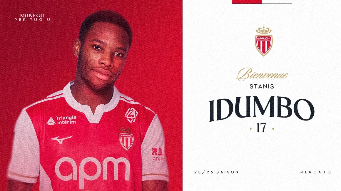 Stanis Idumbo Signs With AS Monaco