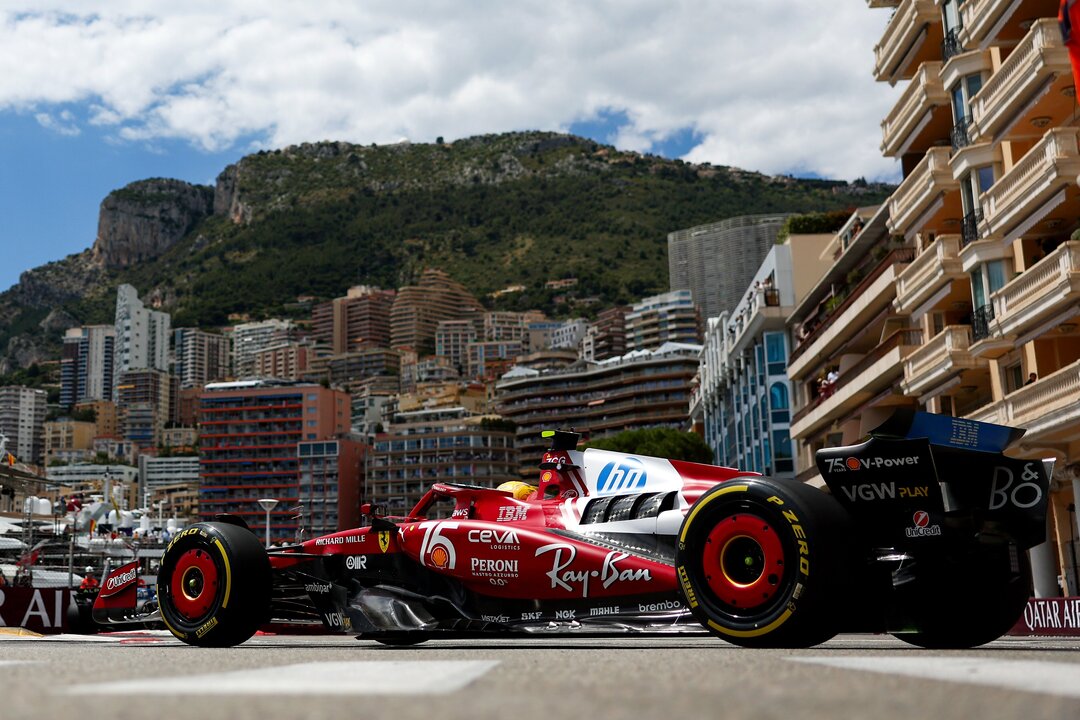 Leclerc Leads as Hamilton Goes Airborne in Monaco Grand Prix Practice
