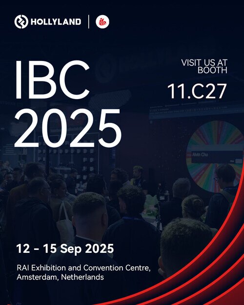Hollyland to Showcase New AV Solutions at IBC 2025 in Amsterdam