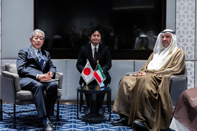 Kuwaiti FM Meets Japanese Counterpart During Japan-GCC Foreign Ministers’ Meeting