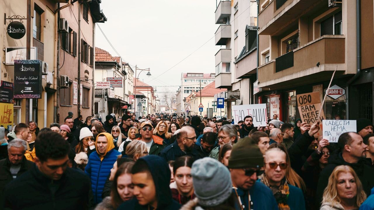Protests Continue in Novi Sad as Serbian Unrest Enters Tenth Month