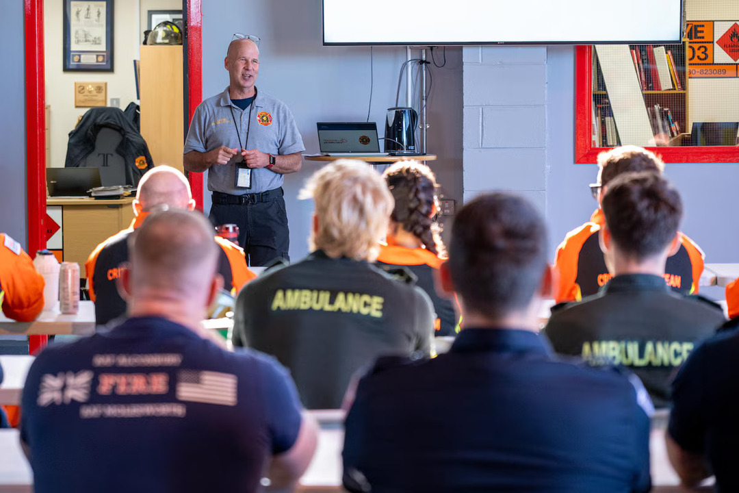 RAF Firefighters Train with UK Paramedics in Joint Exercise