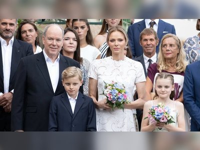 Princess Charlene Wears White Lace at Annual Picnic