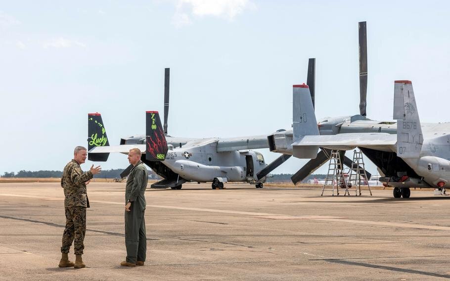 Marine Corps Ospreys to Stay in Australia Beyond Annual Rotation