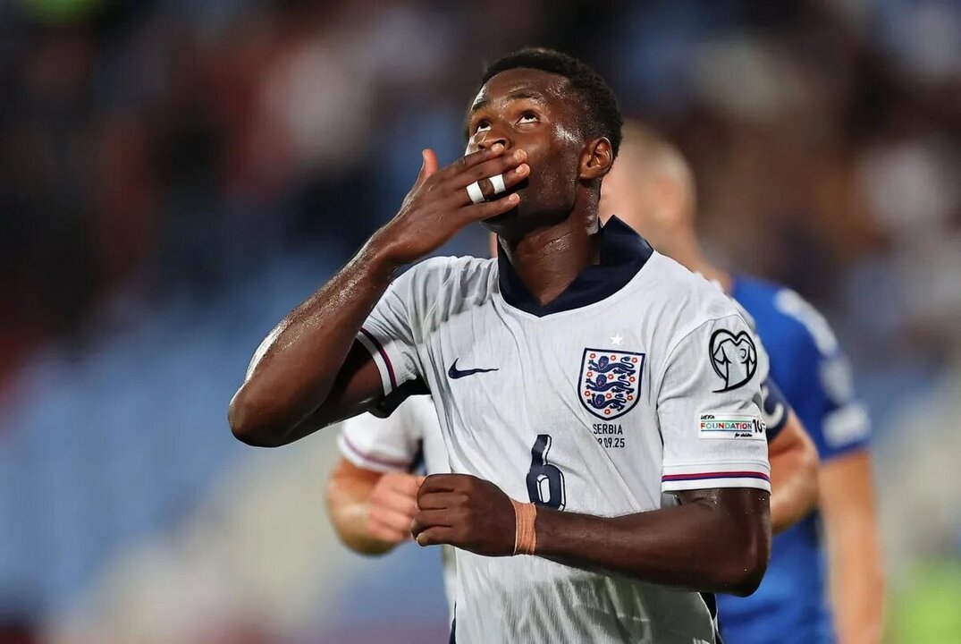 Arsenal Forward Scores First Goal for England in Serbia Rout