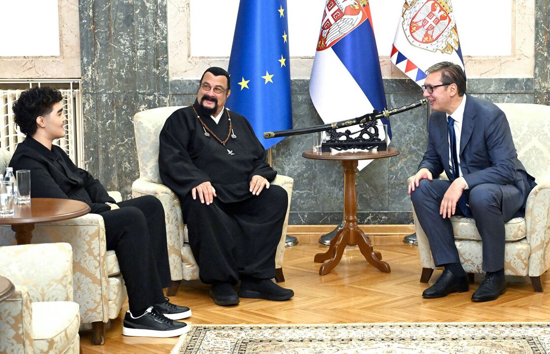 Protests in Serbia as Vučić Welcomes Actor Steven Seagal