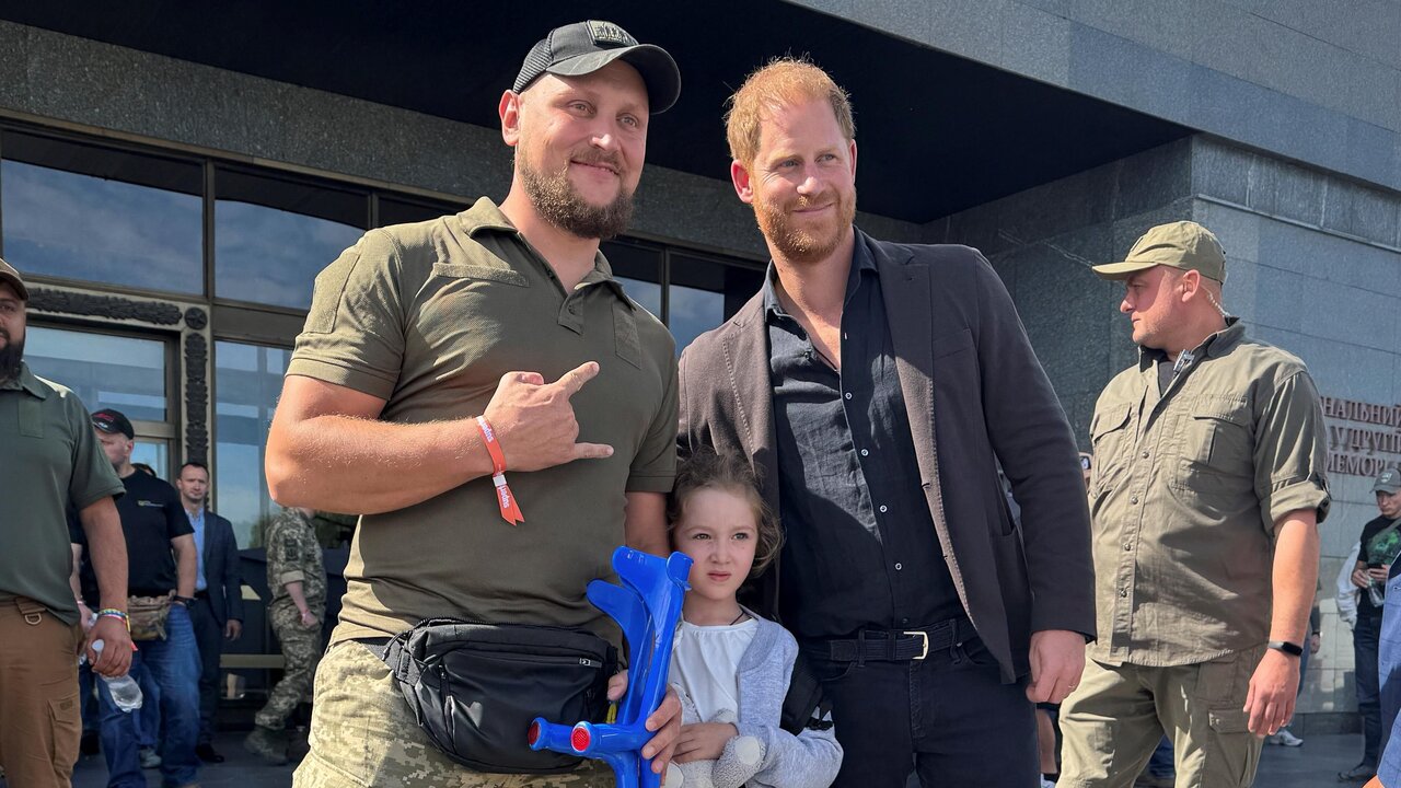 Prince Harry Visits Ukraine With Rehabilitation Charity