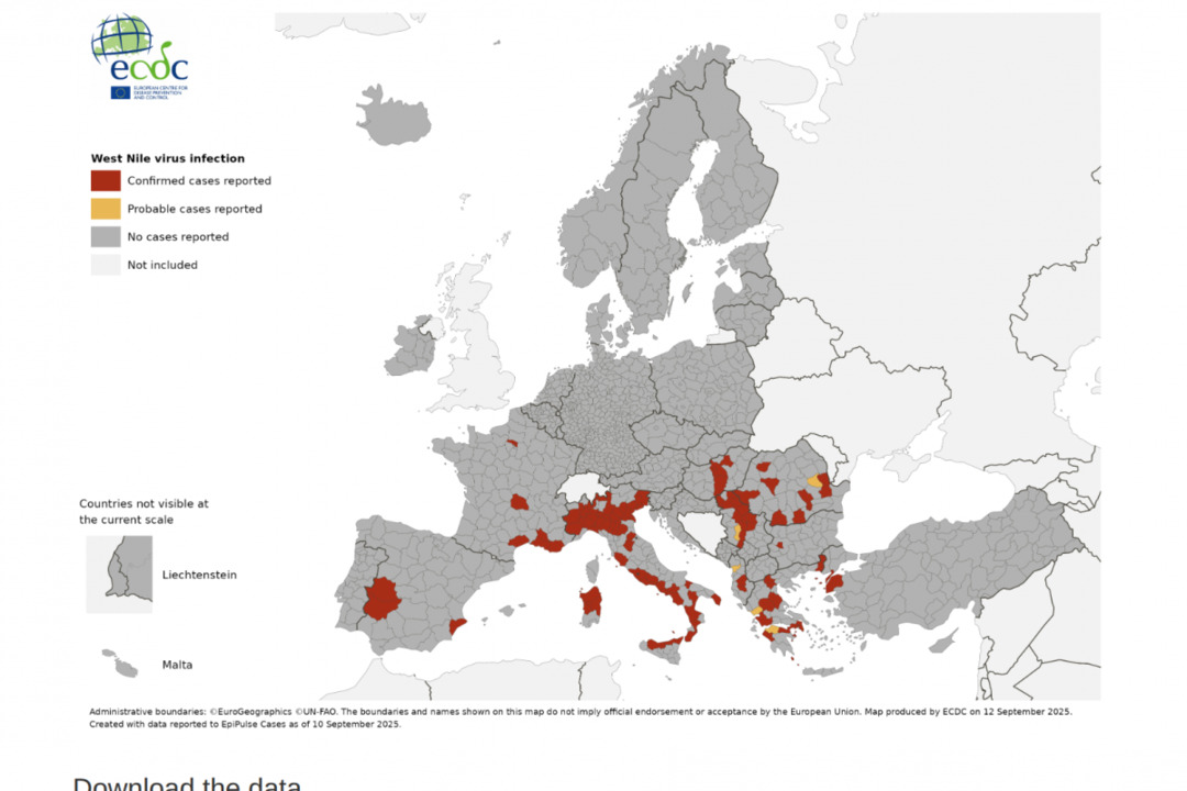 Italy Reports Rising West Nile Virus Fatalities
