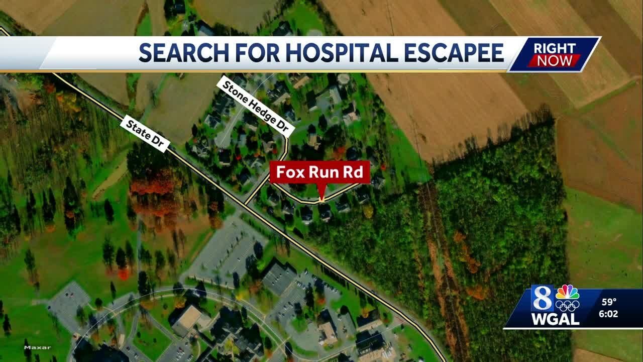 Police Searching for Escaped Patient in Lebanon County