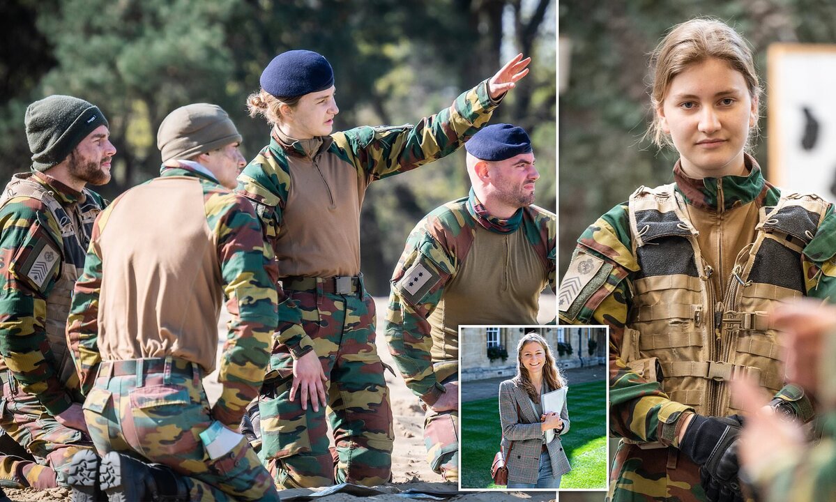 Crown Princess Elisabeth of Belgium Enrolls in Military Academy