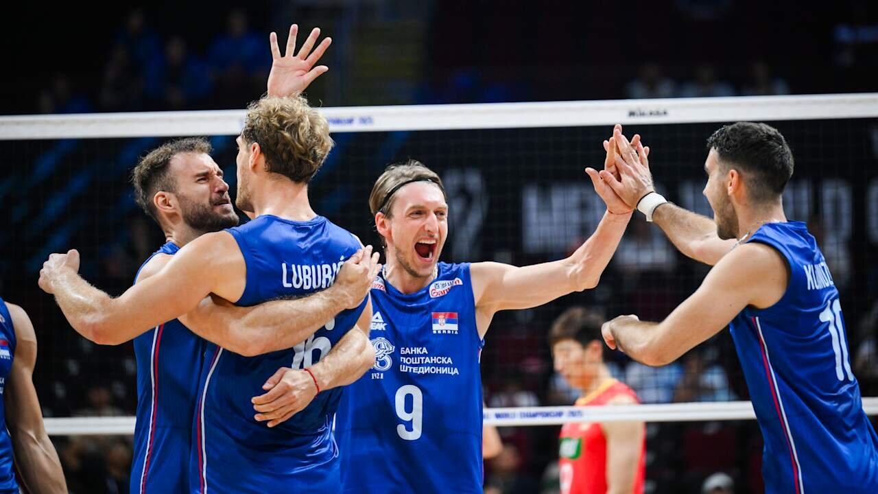 Serbia Defeats China in Men's Volleyball Championship