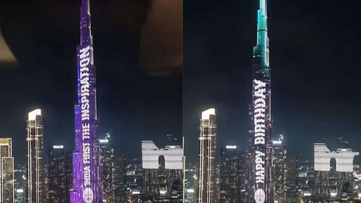Burj Khalifa Lights Up to Celebrate Prime Minister Modi’s Birthday