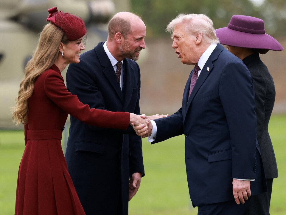 Prince William and Kate Middleton Greet Trump at Windsor Castle