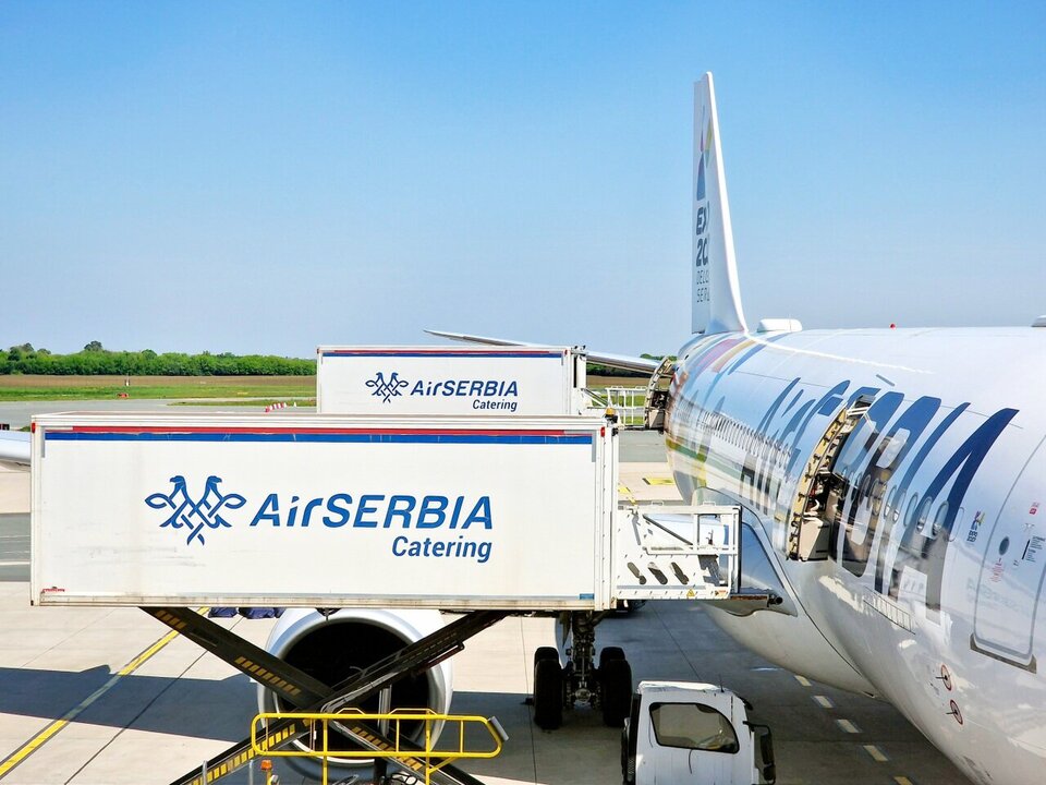Air Serbia Expands Dining Options on Long-Haul Flights