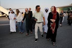 British Couple Freed by Taliban Arrive in Qatar