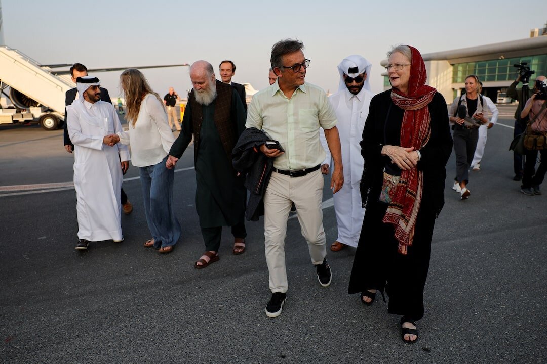 British Couple Freed by Taliban Arrive Safely in Qatar