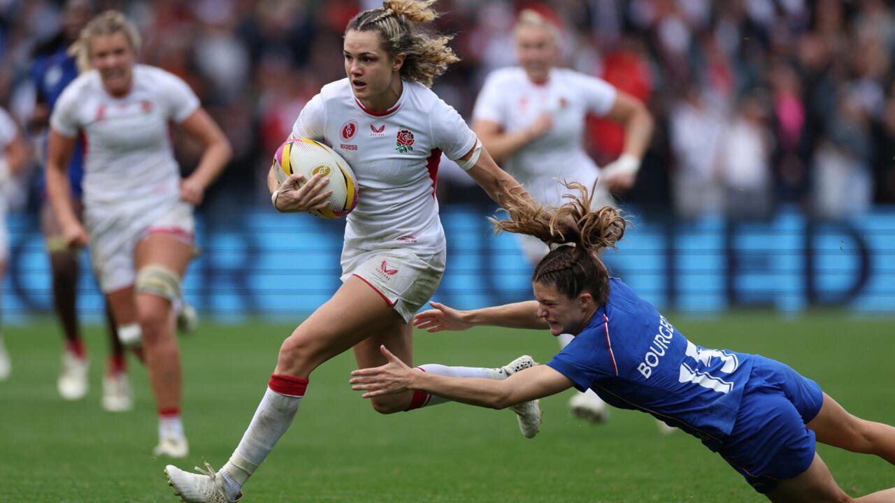 L'Angleterre bat la France pour atteindre la finale de la Coupe du Monde de Rugby Féminin.