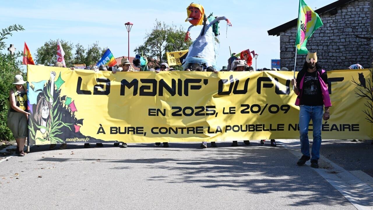 Le projet de déchets nucléaires français suscite des manifestations