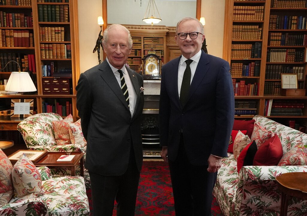 Australian PM Declines to Discuss Republic With King Charles