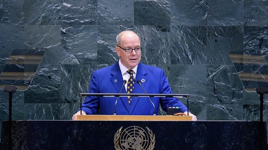 Prince Albert II Addresses the United Nations