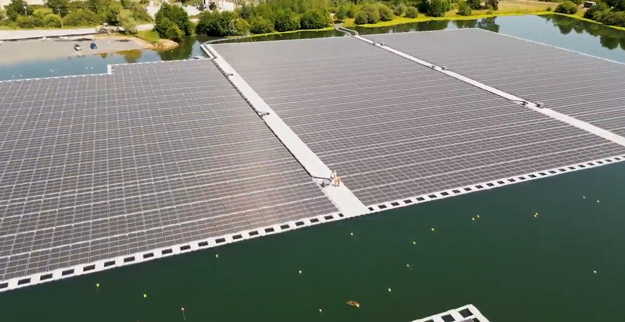 France Commissions 23-Megawatt Floating Solar Project