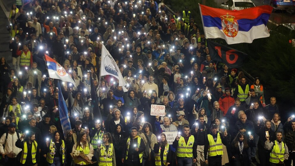 Mass Protests Continue Against Serbian President Vučić
