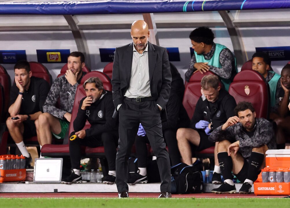 Pep Guardiola Refuses to Comment on Monaco Penalty
