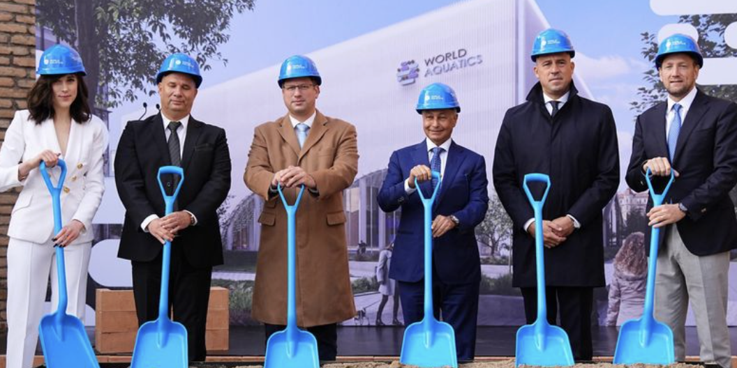 World Aquatics Breaks Ground on New Headquarters in Budapest