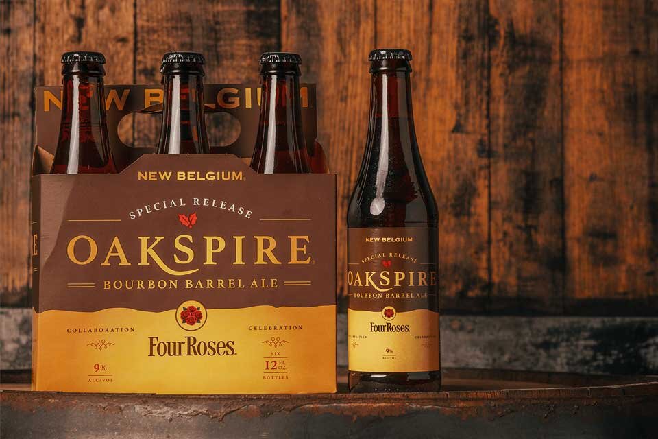 New Belgium and Four Roses Collaborate on 2025 Oakspire Bourbon Barrel Ale