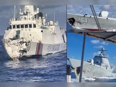 Philippine Vessel Damaged After Collision with Chinese Coast Guard Ship