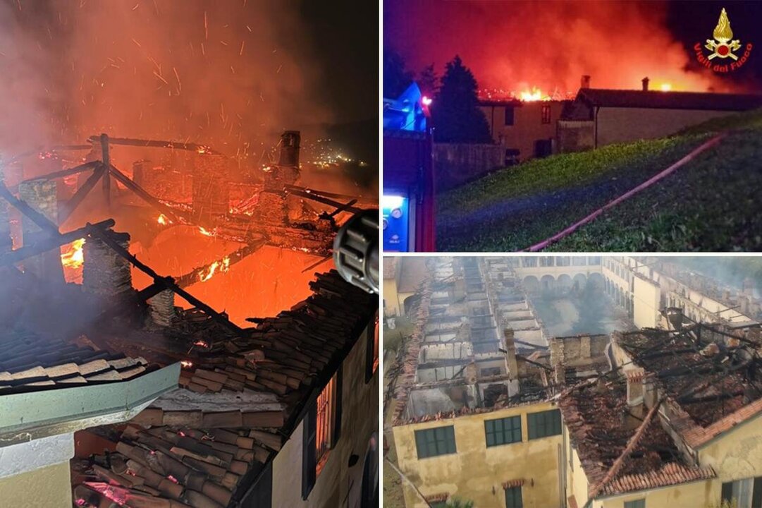 Fire Destroys Historic Italian Monastery as Nuns Escape Safely
