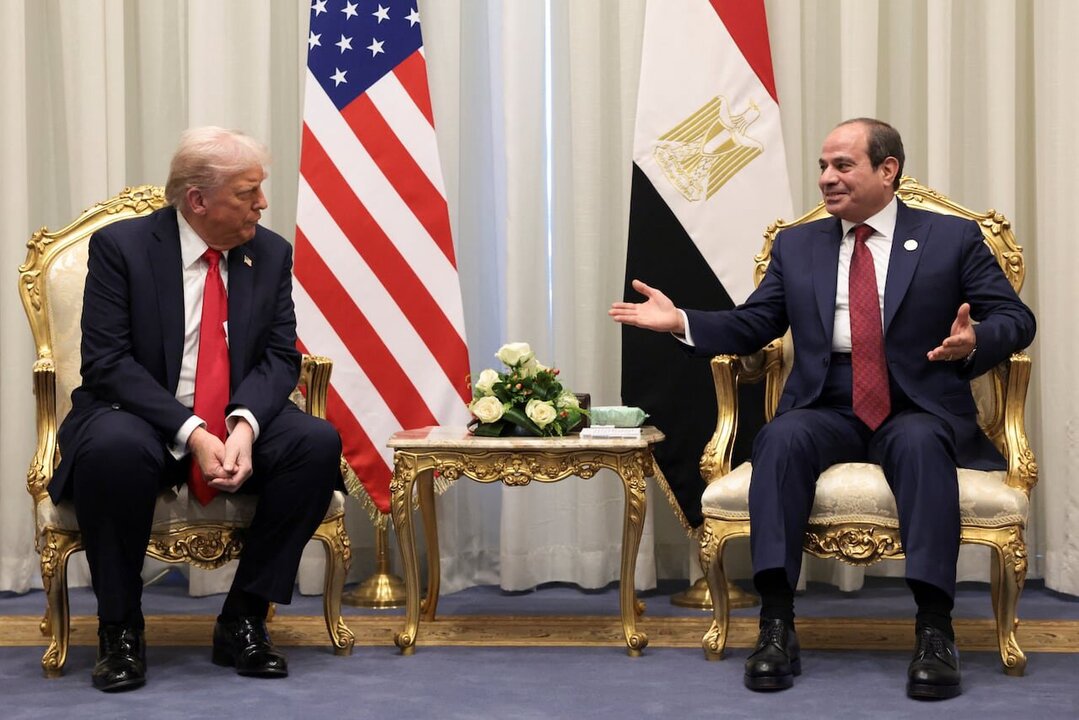 Trump Meets Egypt’s el-Sisi Ahead of Gaza Ceasefire Summit