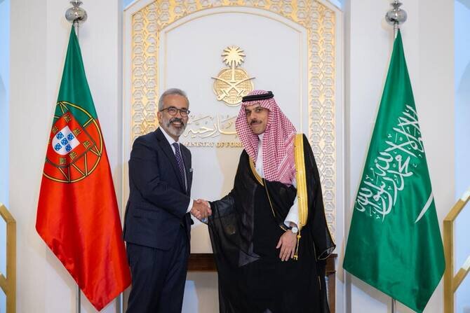 Saudi FM Meets with Portuguese Counterpart in Riyadh