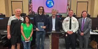 Panama City Honors Local Hero at Commission Meeting