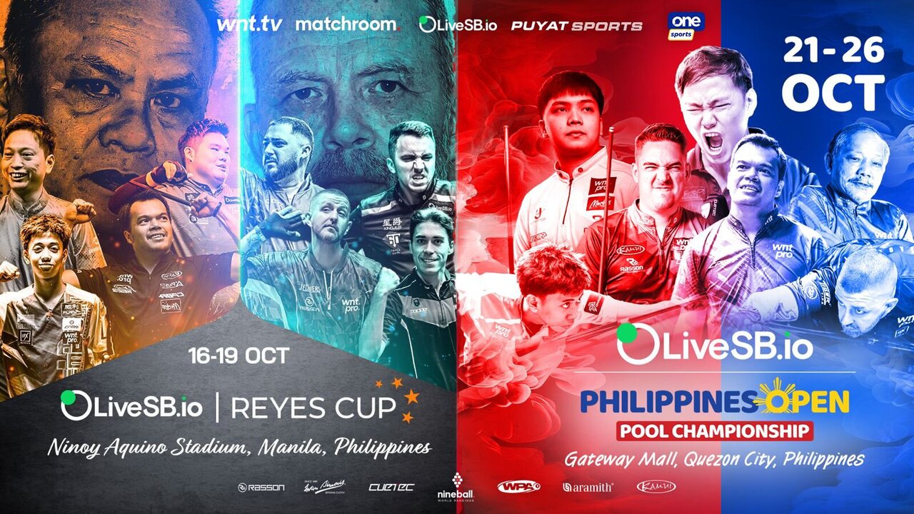 LiveSB.io Becomes Title Sponsor for the Reyes Cup and Philippines Open