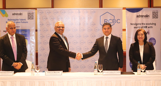 RCBC Bank Adopts Adrenalin Max 2.0 to Enhance Digital HR Capabilities