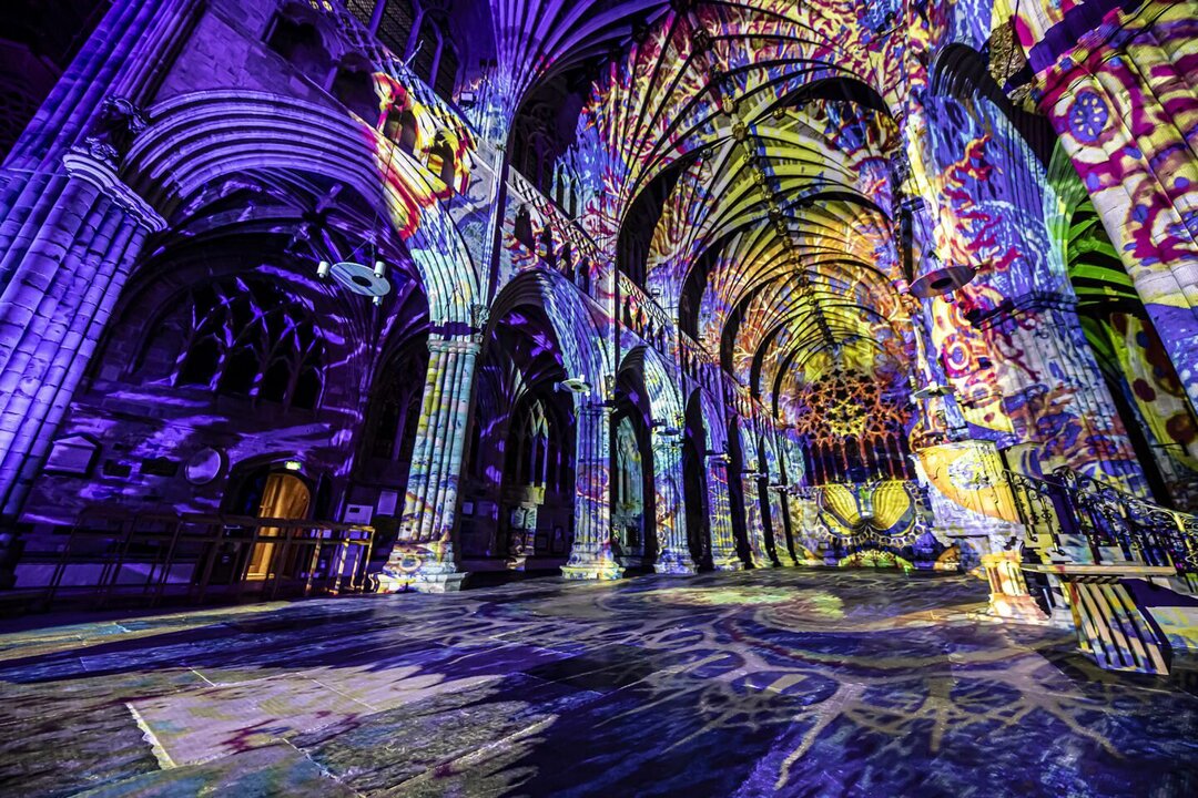 Washington National Cathedral Presents ‘Time’ by Luxmuralis