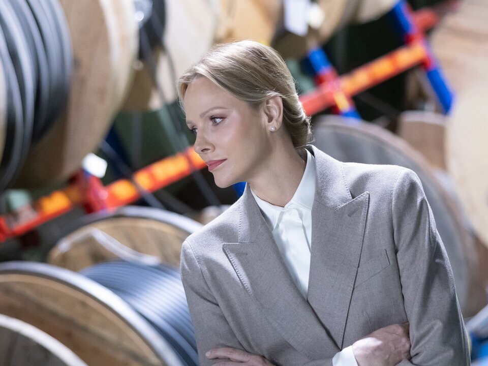 Princess Charlene of Monaco Embraces Androgynous Fashion in Public Appearance