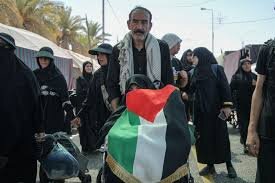 Arbaeen Pilgrims in Iraq Express Solidarity with Palestine