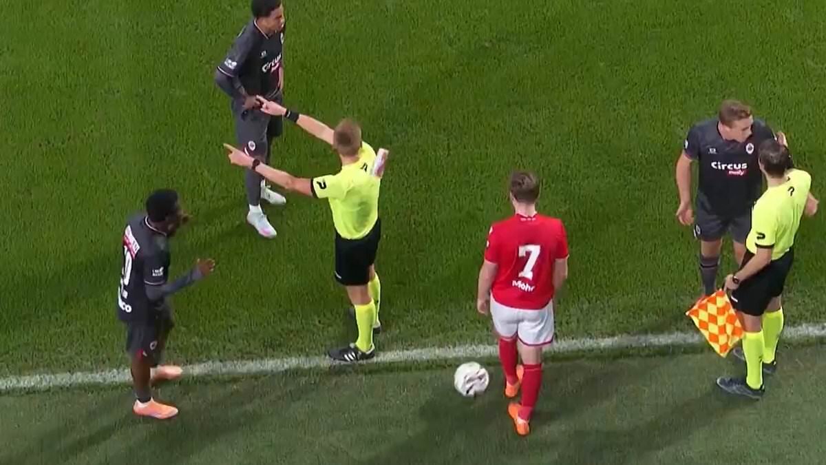 Belgian Football Match Abandoned After Referee Struck by Object From Crowd