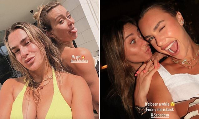 Aryna Sabalenka and Paula Badosa Reunite in Dubai