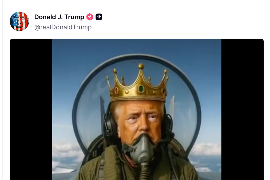 Trump Shares Obscene AI Video Mocking ‘No Kings’ Protests in the UK