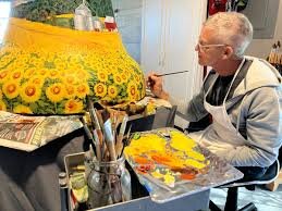 Lebanon Artist Crafts Liberty Bell Farm Scene for America250 Celebration