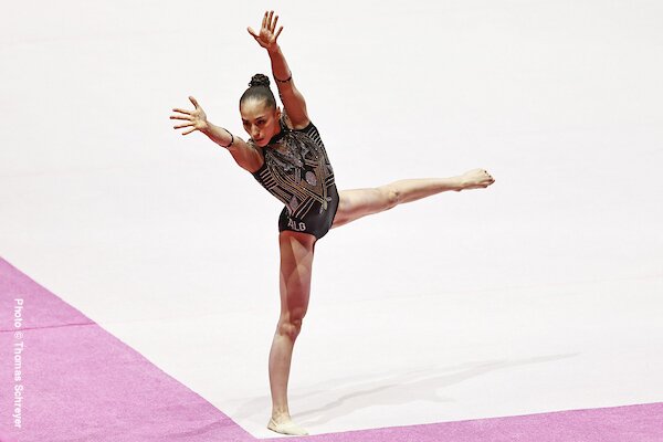 Algeria’s Nemour Shines on Uneven Bars at World Gymnastics Championships