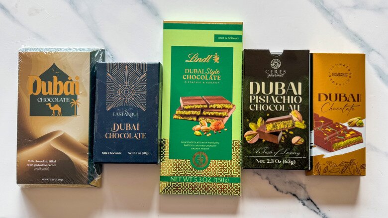 Dubai Chocolate Bars Ranked from Worst to Best