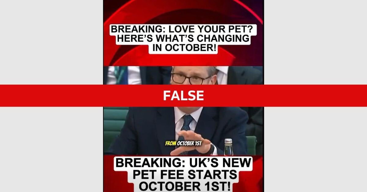 Fact Check: No Annual £100 Pet Fee Introduced in the UK